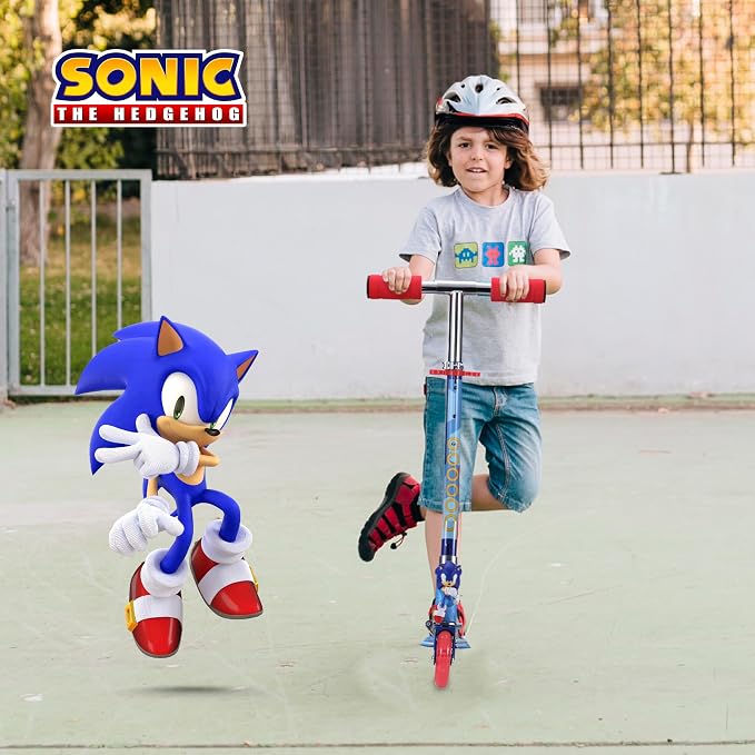 2 Wheel Kick Scooter for Kids, Foldable, Light Up LED Wheels