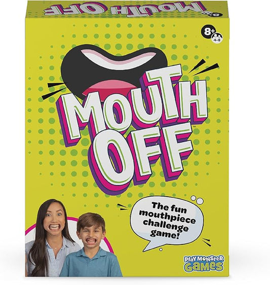 Mouth Off Card Game - Family Games for Kids and Adults, Guess the Phrase Before the Timer Runs Out, Family Game Night, 4-8 Players, Ages 8+