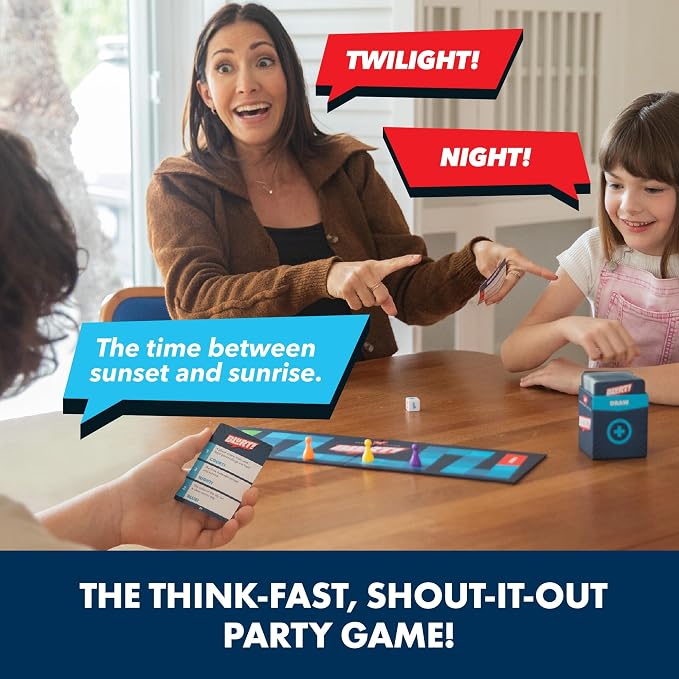 Educational Insights Blurt! The Think Fast, Shout-it-Out Party Game - Family Games for Kids and Adults, Board Games for Family Night, Fun Word Game, Ages 7+