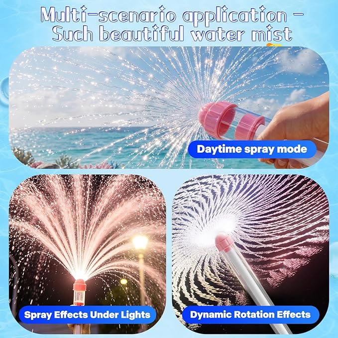 12 Pack Fireworks Water Gun,Fun Firework Spray Water Squirter for Kids Teens Adults Summer Swimming Pool Beach Water Play