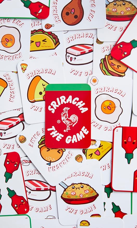 DSS Games Sriracha: The Game [A Spicy Slapping Card Game for The Whole Family | Great for White Elephant Gifts, Stocking Stuffers, Coworkers, Under $20, Ages 7 and Up]