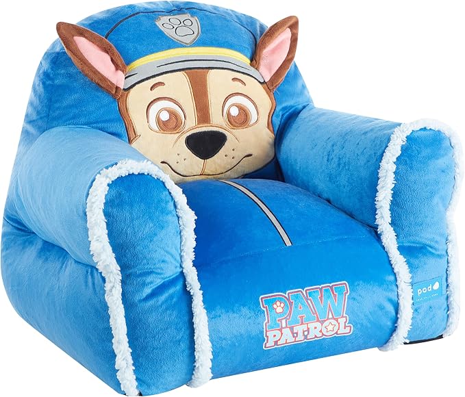 Idea Nuova Paw Patrol Chase Bean Bag Sofa Chair Large