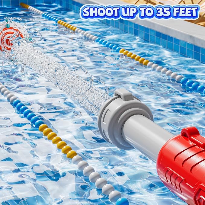 4 Pack Water Guns for Kids Adults, Summer Outdoor Water Toys Swimming Pool Game, Beach Water Game Fighting Play Pool Toys for Boys Girls Kids Ages 4-8, 8-12