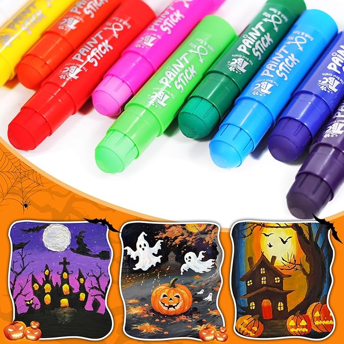 TBC The Best Crafts Paint Sticks,36 Classic Colors, Washable, Non-Toxic, Tempera Paint Sticks for Kids and Students