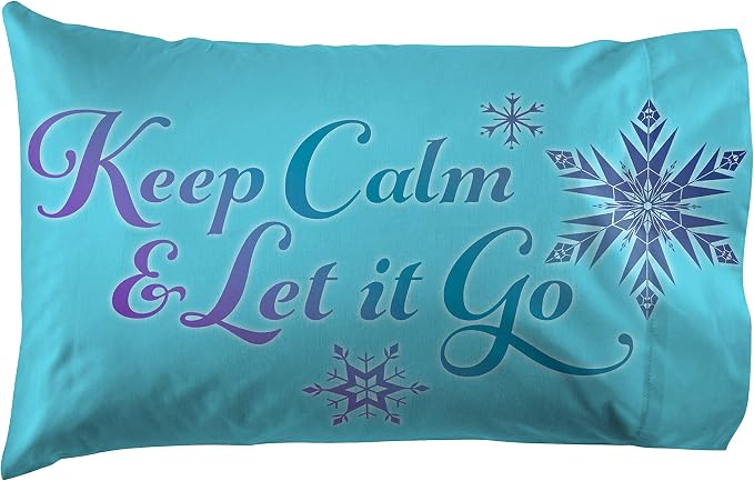 Jay Franco Disney Frozen Girls Kids Full Comforter Set - 7 Piece Bed in a Bag Reversible Comforter & Sheet Set with Shams, Elsa and Anna - Super Soft Fade Resistant Microfiber Machine Washable