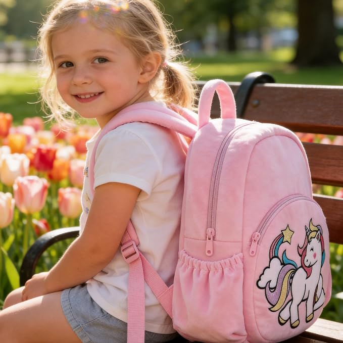 Lazada Toddler Backpack for Kids Unicorn Backpacks Cloud Pink for Age 3+