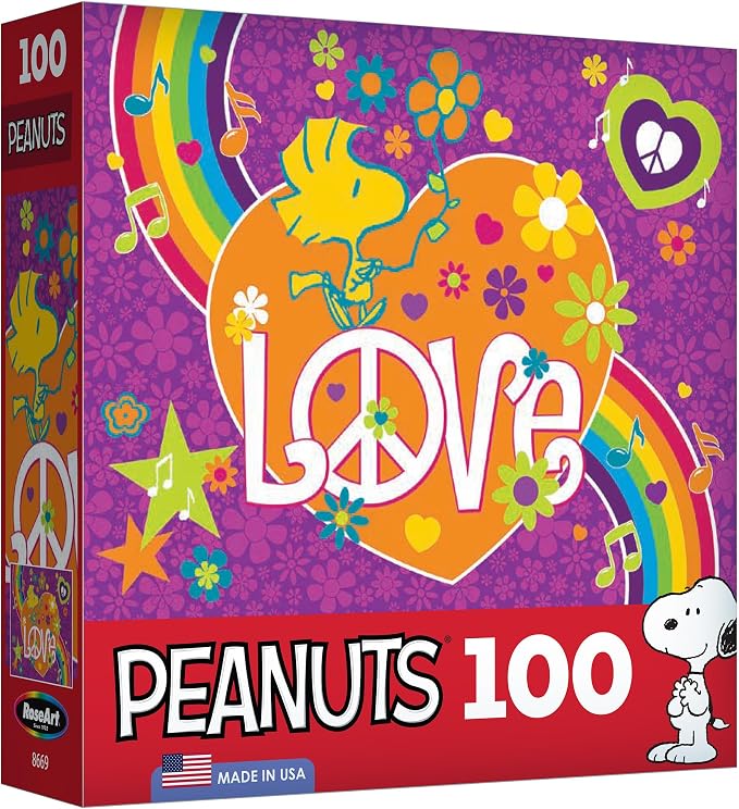 RoseArt - Peanuts - 100 Piece Jigsaw Puzzle for Kids and Adults