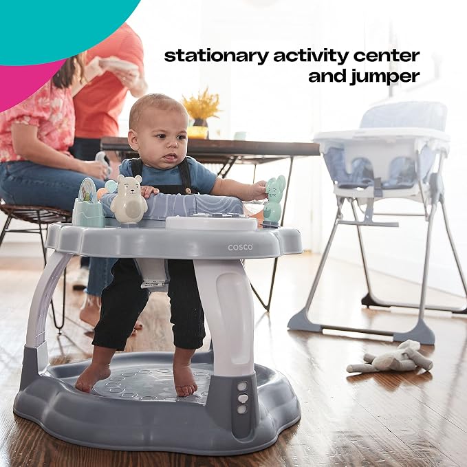 Cosco Play-in-Place Activity Center, Stationary Activity Center and Jumper, Organic Waves