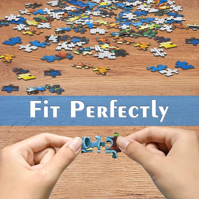 Jigsaw Puzzles for Adults 1000 Pieces, Westgate Gardens Interlock Perfectly Letter on Back No Dust, Home Decor Birthday Party Toy for Men Women Elders Seniors (27.5"x19.6"), 1:1 Poster