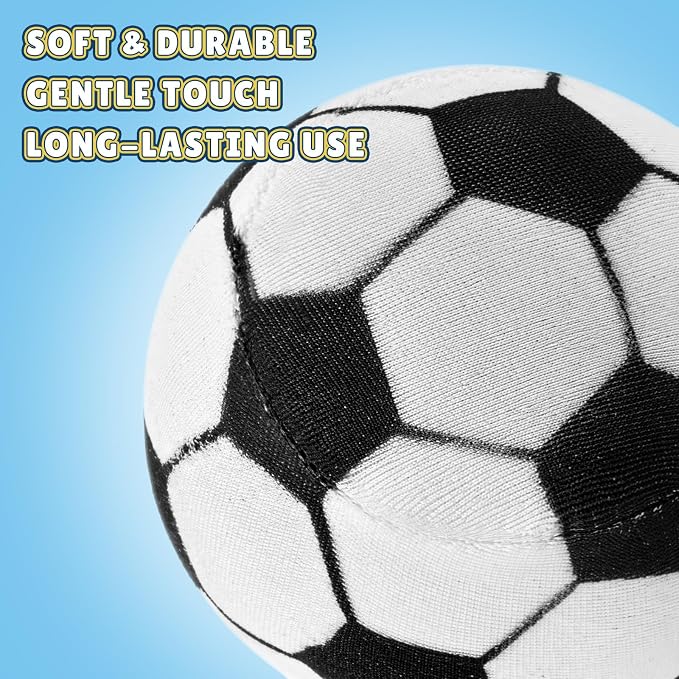 Water Skipping Ball Pool Water Toy, 3 Pack Water Bouncing Ball Soccer Design Skip Balls, Summer Beach Swim Toys Games for Kids and Adult Games