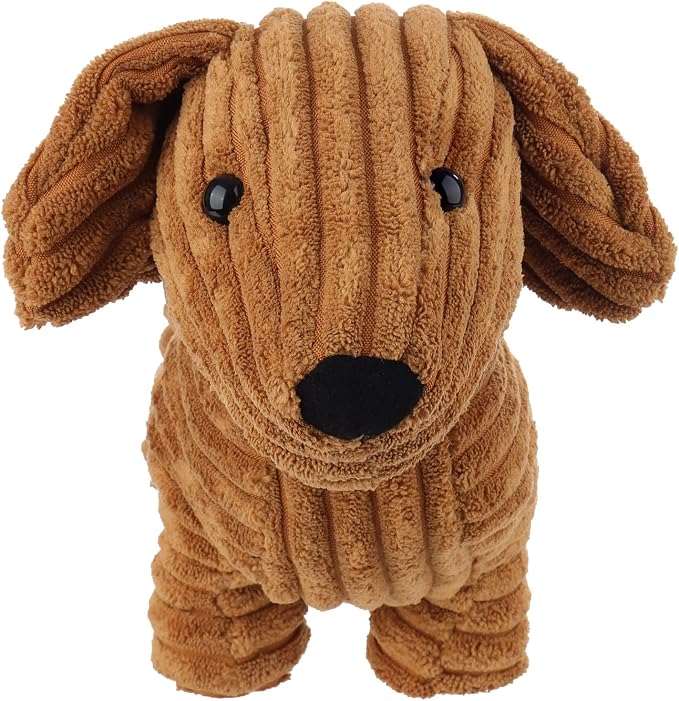 Apricot Lamb Toys Plush Clare Dachshund Dog Stuffed Animal Soft Cuddly Perfect for Child Coffee Dachshund