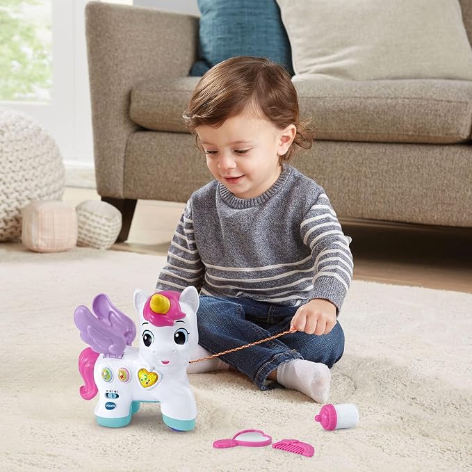 VTech Care and Go Unicorn Toddler Pull-Along Toy