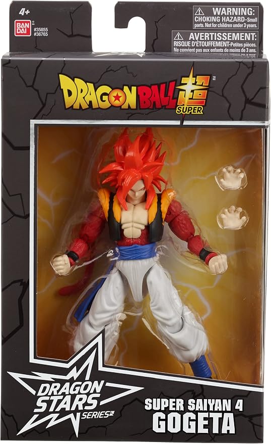 Bandai America - Dragonball Super Dragon Stars Super Saiyan 4 Gogeta 6.5 Action Figure