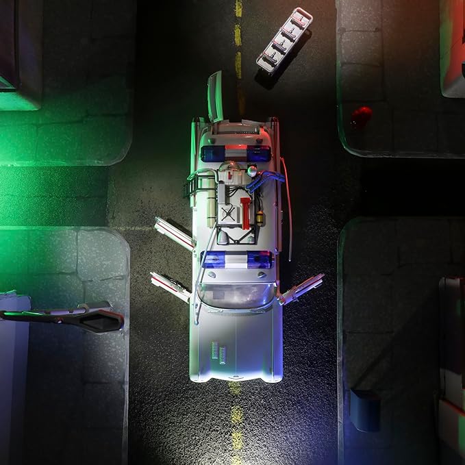 Ghostbusters Plasma Series Ecto-1 (1984), 1:18 Scale Toy Car, Toys for Ages 14+ (Amazon Exclusive)