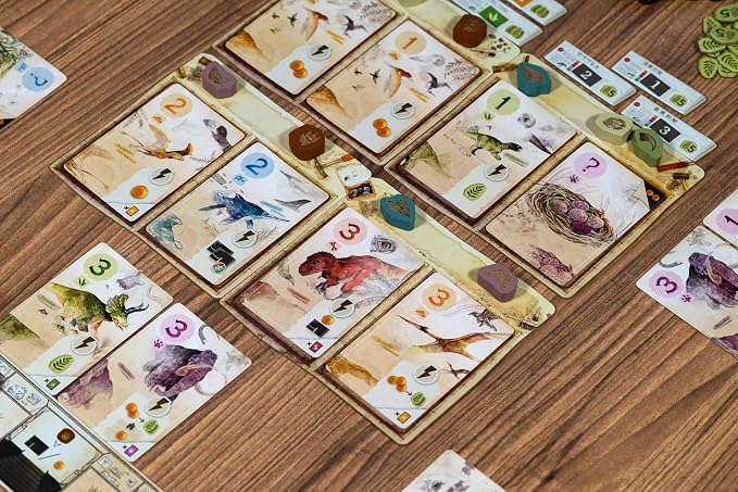 First Giants Card Game - Competitive Strategy Game of Dinosaurs, Timing & Museum Exhibits, Family Fun for Kids & Adults, Ages 10+, 2-5 Players, 30 Minute Playtime
