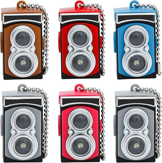 ONEST 6 Pieces Mini Camera Toys for Doll Accessories Miniature Cameras Ornament Mini Dollhouse Toy Vintage Prop Camera for Mini Decoration Furniture Accessories Photography Props