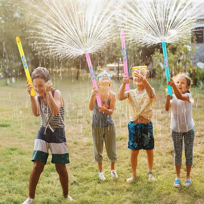 12Packs Creativity Fireworks Water Gun,Sprays Water in a Firework-Like Pattern, Squirt Gun for Kids, Bulk Samll Water Blaster Summer Pool, Backyard, Beach Water Game Outdoor Toys