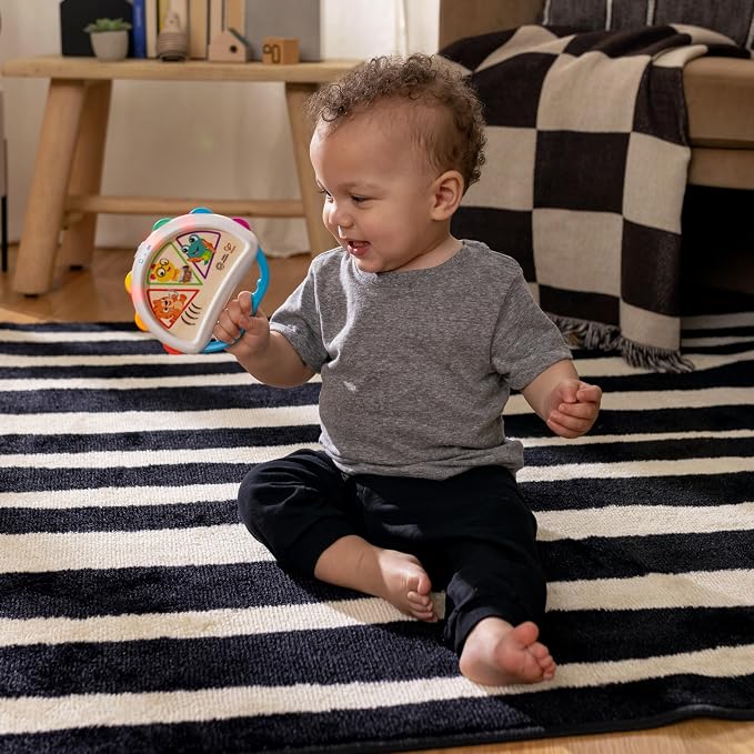 Baby Einstein + Hape Tap & Shake Magic Touch Tambourine, Ages 6 Months and Up