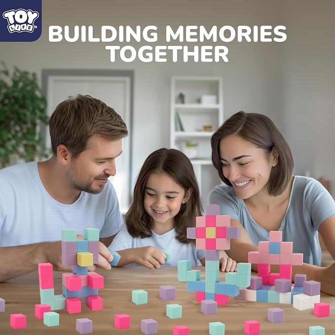 TOY Life 104 Pcs Magnetic Blocks for Kids Ages 3-5, Magnet Building Blocks for Toddlers, Magnetic Blocks for Kids Ages 4-8 Girls & Boys, Educational Learning Building Toys for Age 3 4 5 6 7 8-12