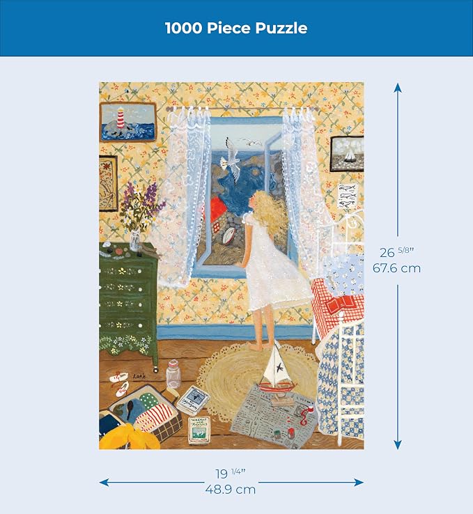 New York Puzzle Company - Loré Pemberton Seabird - 1000 Piece Jigsaw Puzzle for Family Game Nights by Loré Pemberton