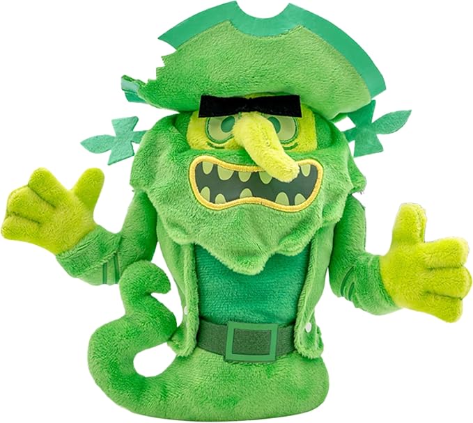 SpongeBob SquarePants Movie: The Search for SquarePants - Bikini Bottom Glow Pals 6" Plush Toy Assortment, Glow-in-the-Dark SpongeBob, Patrick, Squidward, Flying Dutchman Collectibles for Kids Ages 3+