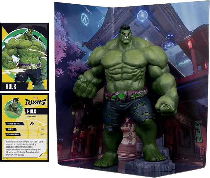 McFarlane Toys- Marvel Rivals The Hulk 1:6th Scale Collectible (Green or Gray Variant)