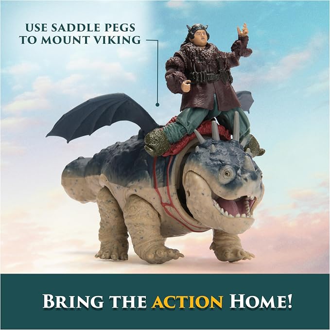 DreamWorks Dragons, How to Train Your Dragon, Gronckle & Fishlegs, Viking Duo Action Figures, Kids Toys for Boys Ages 4 and up