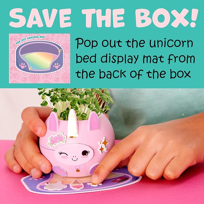 Creativity for Kids Plant-A-Pet: Unicorn | Summer Fun & Back to School Crafts | Mini Unicorn Gifts for Girls | Kids Activities (Ages 6+)