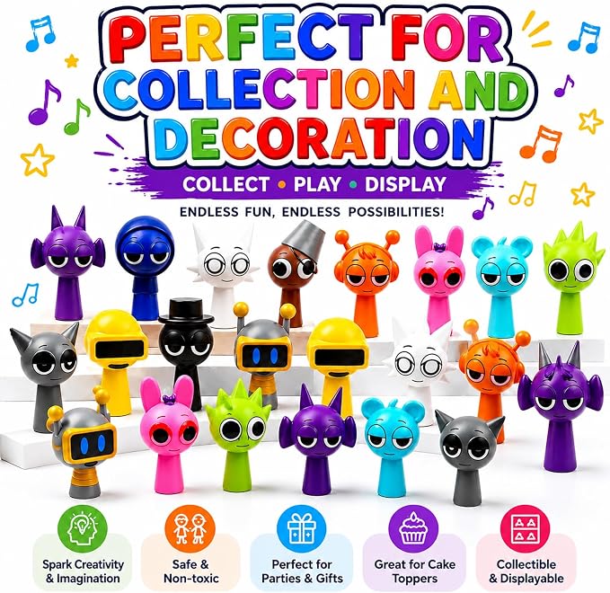 Action Figures Mystery Box,Mystery Box,Office Room Figurine Decor for Adults (Multicolor-36PCS)