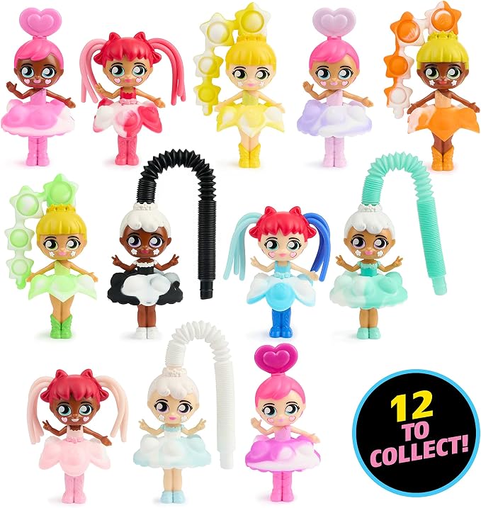 Fashion Fidgets Dolls – Sensory Toy Doll for Kids Anxiety and Stress Relief – Fidget Toy (2023 Edition)