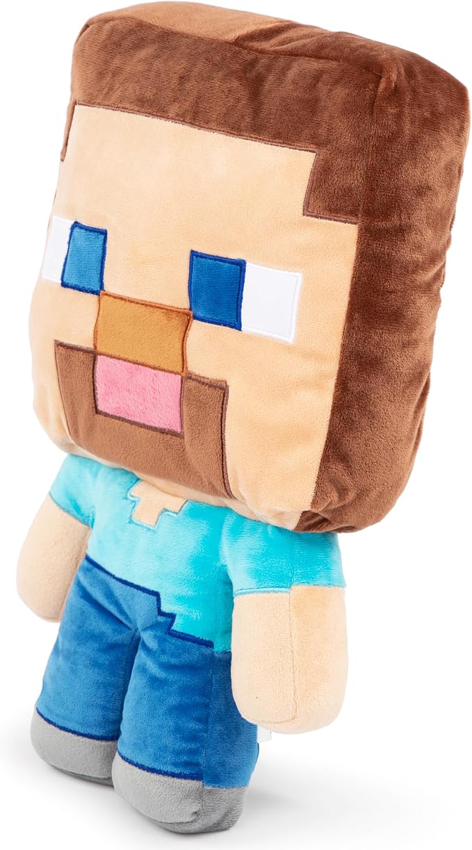 Jay Franco Plush Pillow Buddy Super Soft Polyester Microfiber | Mojang Minecraft Steve 16 inch