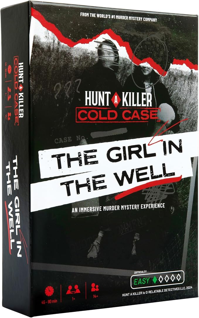 Hunt A Killer: Cold Case: Girl in The Well, an Immersive True Crime Experience, for Fans of Criminal Minds and Forensic Files, Includes 45-90 Minutes of Explicit Content, for Ages 14 and Up