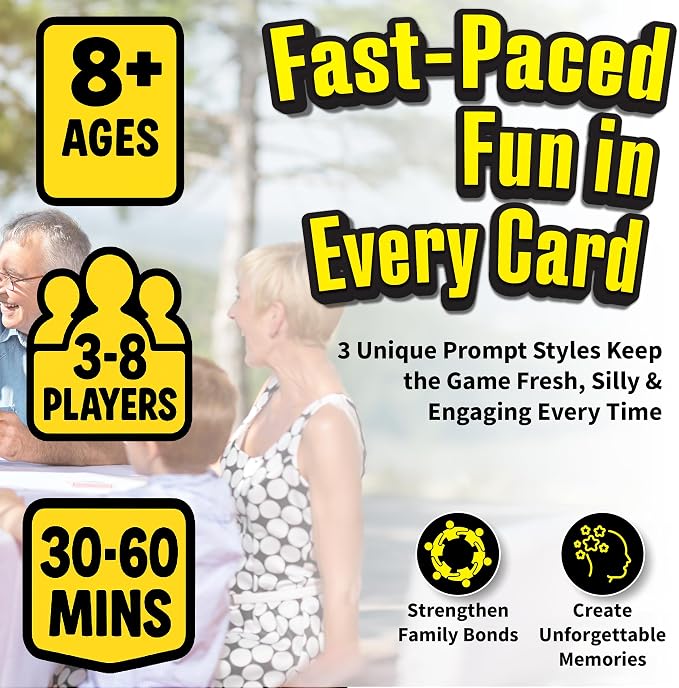 How Well Do You Know Your Family? Fun Trivia & Guessing Game for Kids, Teens & Adults - Family Game Night - Family Bonding Activities - Fun Family Games For Kids, Teens & Adults - Ages 8+, 3-8 Players
