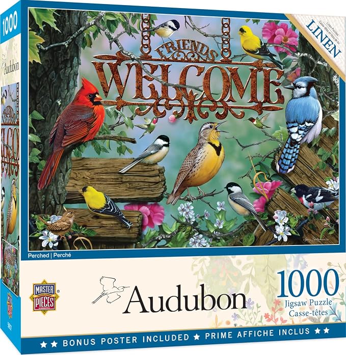 MasterPieces 1000 Piece Jigsaw Puzzle for Adults, Family, Or Youth - Perched - 19.25"x26.75"