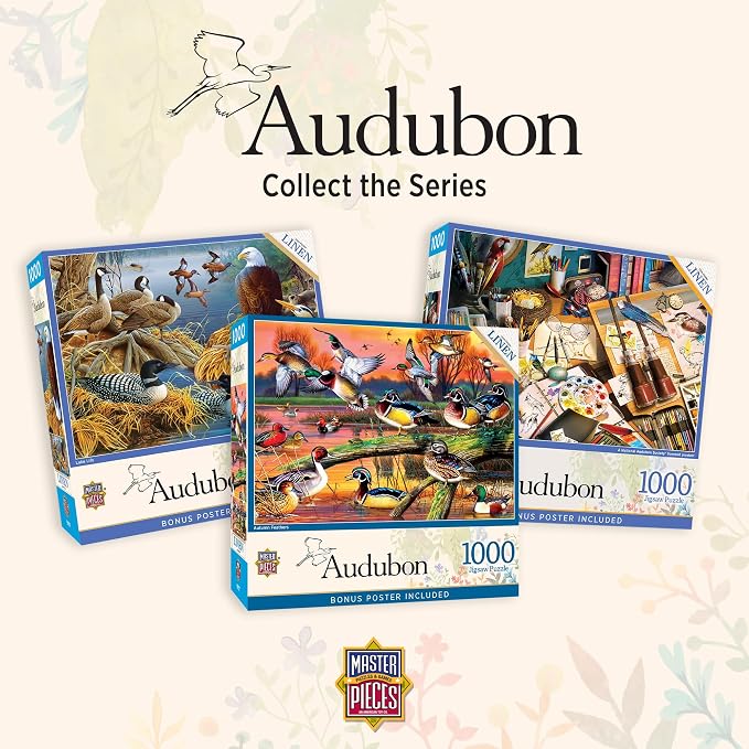 MasterPieces 1000 Piece Jigsaw Puzzle for Adults, Family, Or Youth - Harmony of Birds and Stream - 19.25"x26.75"