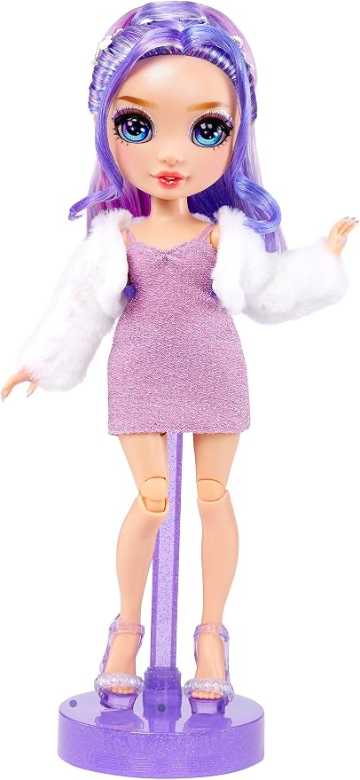 Rainbow High Fantastic Fashion Violet Willow - Purple 11” Fashion Doll and Playset with 2 Complete Doll Outfits, and Fashion Play Accessories, Great Gift for Kids 4-12 Years Old