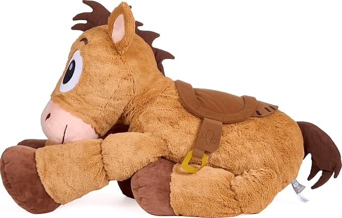 Mattel Disney and Pixar Toy Story 5 Ginormous Plush, 24-Inch Soft Toys, Extra-Large, Oversized Stylized Stuffed Animal Dolls
