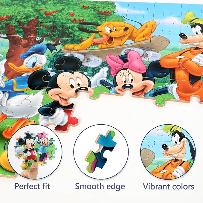 Puzzles for Kids Ages 4-6,100 Piece Puzzles for Kids Ages 6-8,Educational Learning Jigsaw Puzzles for Boys and Girls in Metal Box