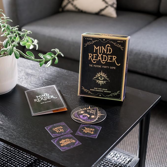 MIND READER – Can You Read Your Friends' Minds? The Fun Mind Reading Psychic Mind Meld Medium Party Christmas Gift for Kids, Adults, Friends & Families - Perfect for Halloween or Board Games Night