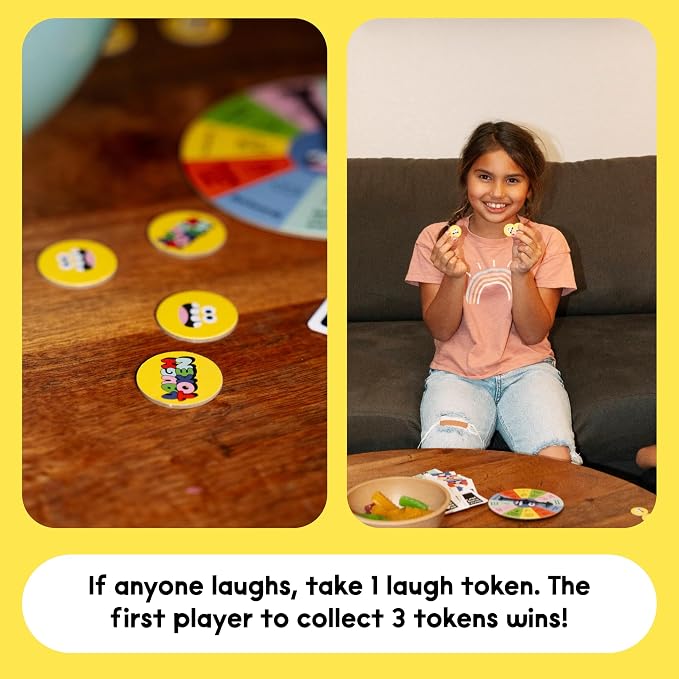 Laugh Attack [Can You Make Your Family Laugh? | Don’t Laugh Challenge Card Game For Kids, Teens, and Families | Great For Father's Day, Reunions, Vacation | Kids Gift For Boys & Girls Ages 5+]