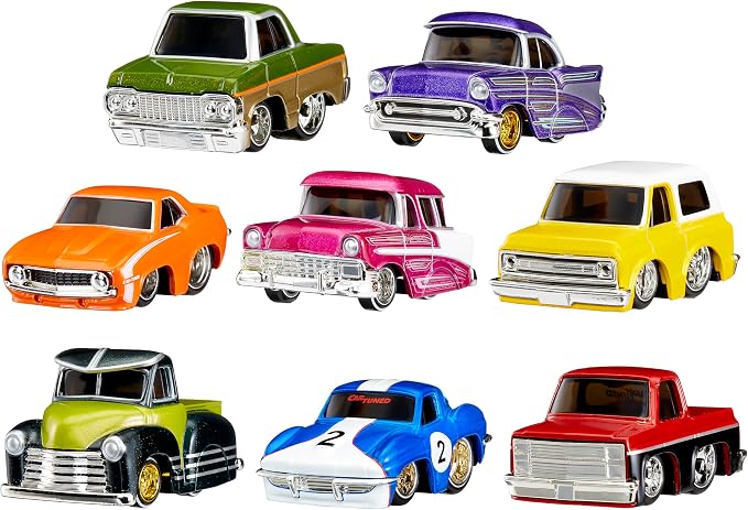 CarTuned Series 2-8 Pack, Diecast Vehicle, Ages 6+ Years
