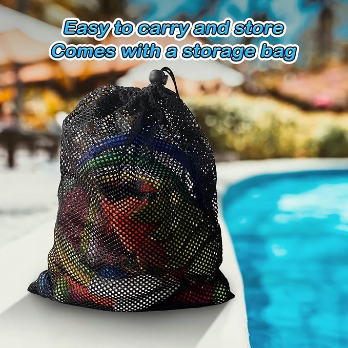 Jasonwell Pool Diving Toys Games - 32PCS Swimming Mermaid Pool Toys with Dive Rings Gems Beach Ball Underwater Treasures Torpedo Bandits Fish Swim Toy etc Bath Water Toy Training Gifts for Kids Adult