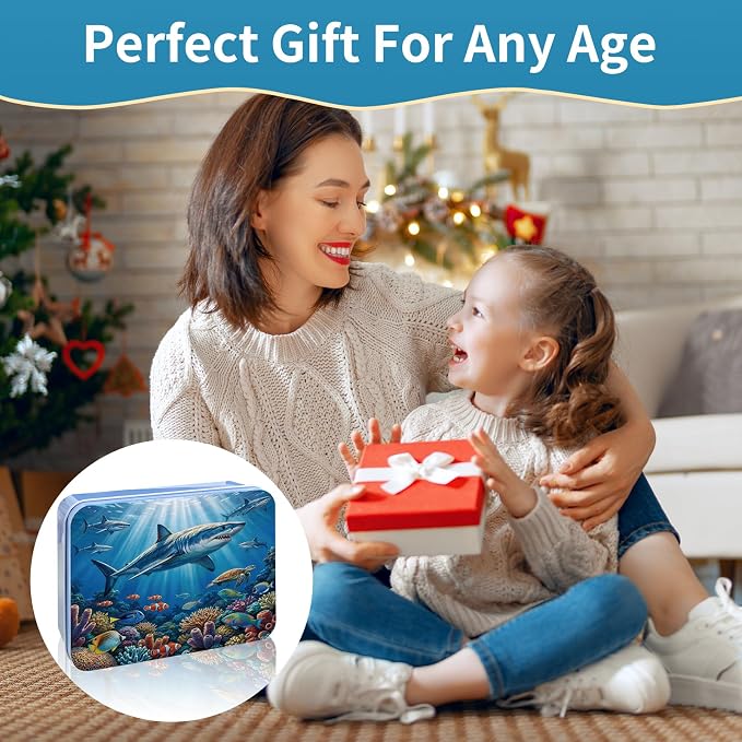 100 Pieces Puzzles for Kids Ages 4-8, Shark Educational Kids 100 Piece Puzzle, Children Jigsaw Puzzles Kids Puzzles, Educational Learning Puzzle Toys for Girls and Boys