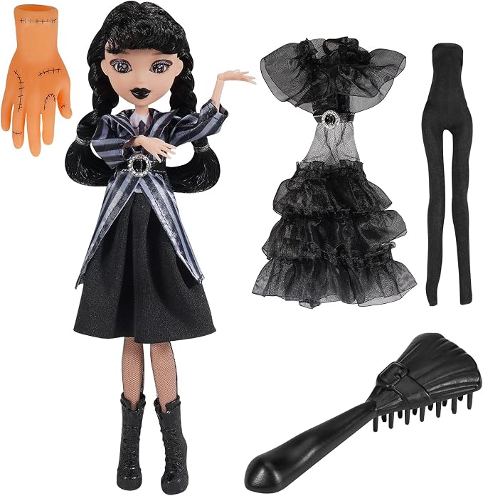 10'' Fashion Dolls with Gift Box, Academy Uniform with Black Dress and Thing