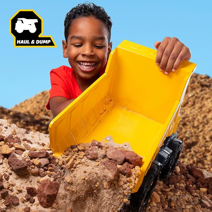 Tonka - Next Gen Mighty Dump Truck - Made with Steel & Sturdy Plastic, Yellow Toy Vehicle, Big Construction Truck, Boys and Girls, Toddlers Ages 3+