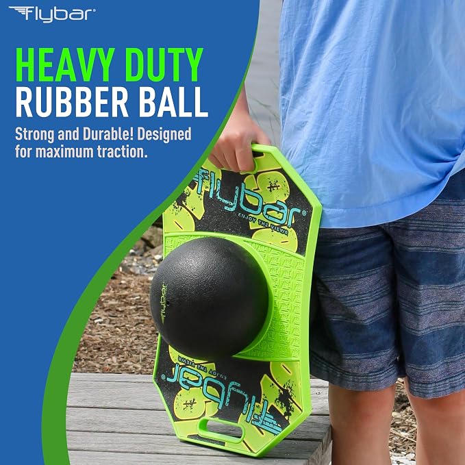 Flybar LED Pogo Trick Ball for Kids Balance Bounce Board w/Anti-Slip Deck