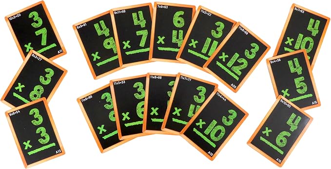 Regal Games Math Flash Cards for Multiplication & Division - 1st, 2nd, 3rd Grade & More - Flash Cards Math for Kids (112 Cards - 2 Packs)