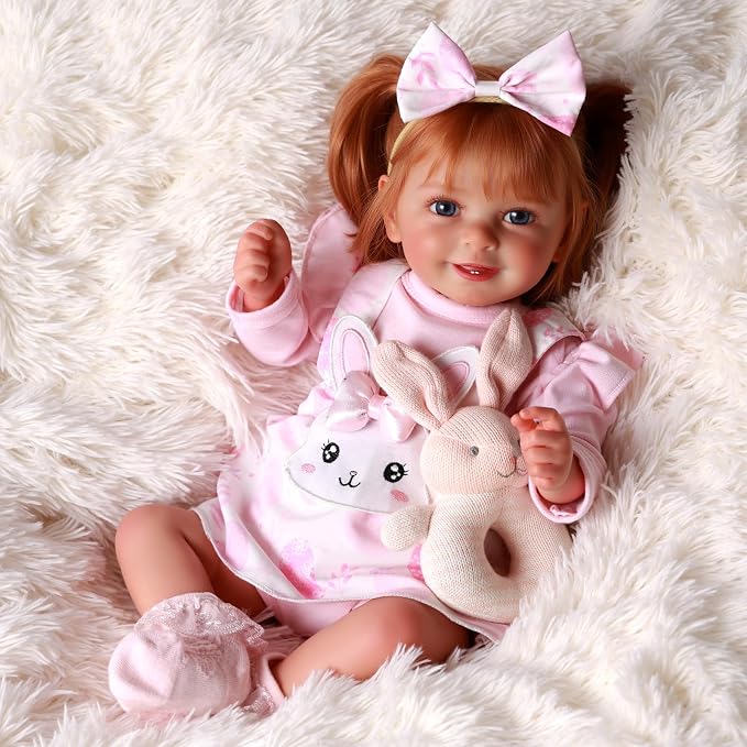 BABESIDE Lifelike Reborn Baby Dolls- Doreen, 17 Inch Cute Realistic-Newborn Baby Doll Poseable Real Life Baby Dolls Girls with Gift Box for 3+ Year Old