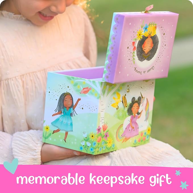 Giggle & Honey® Musical Ballerina Jewelry Box for Girls | Music Boxes for Little Girls | Toddler Jewelry Box for 4 Year Old Kids | Toys for Toddlers | Birthday Gifts for Kids 5, 6, 7, 8, 9 Years