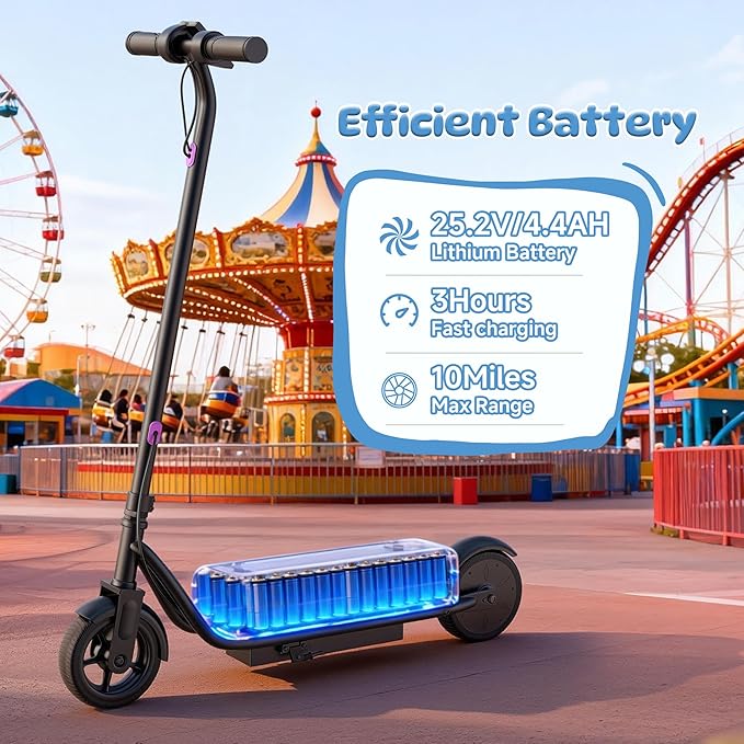 Aovowheel Electric Scooter for Adults, Folding E Scooter with 350W/500W Motor 16/24 Mph Top Speed, Max 19-23 Miles Long Range, 8.5''/10''/14''Tires Commuting Scooters with Dual Brakes System, APP
